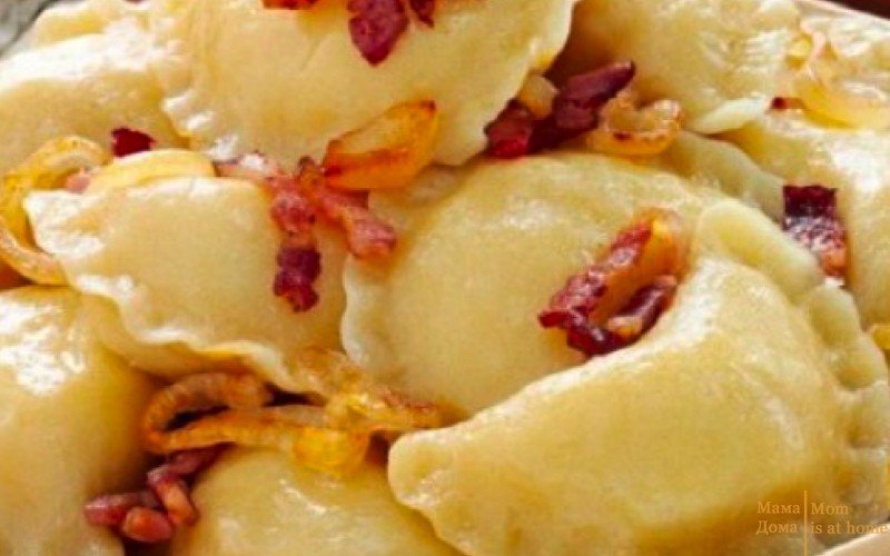 вареники з грібами