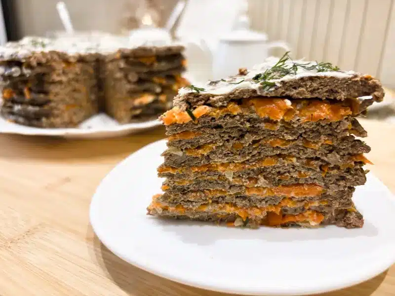 Печінковий торт: рецепт