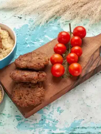 Котлеты из куриного фарша с овсянкой