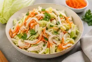 Салат з пекінською капустою, куркою та морквою по-корейськи: ситна вечеря для схуднення