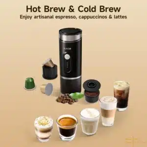 Kavor 2-in-1 Portable Espresso Machine