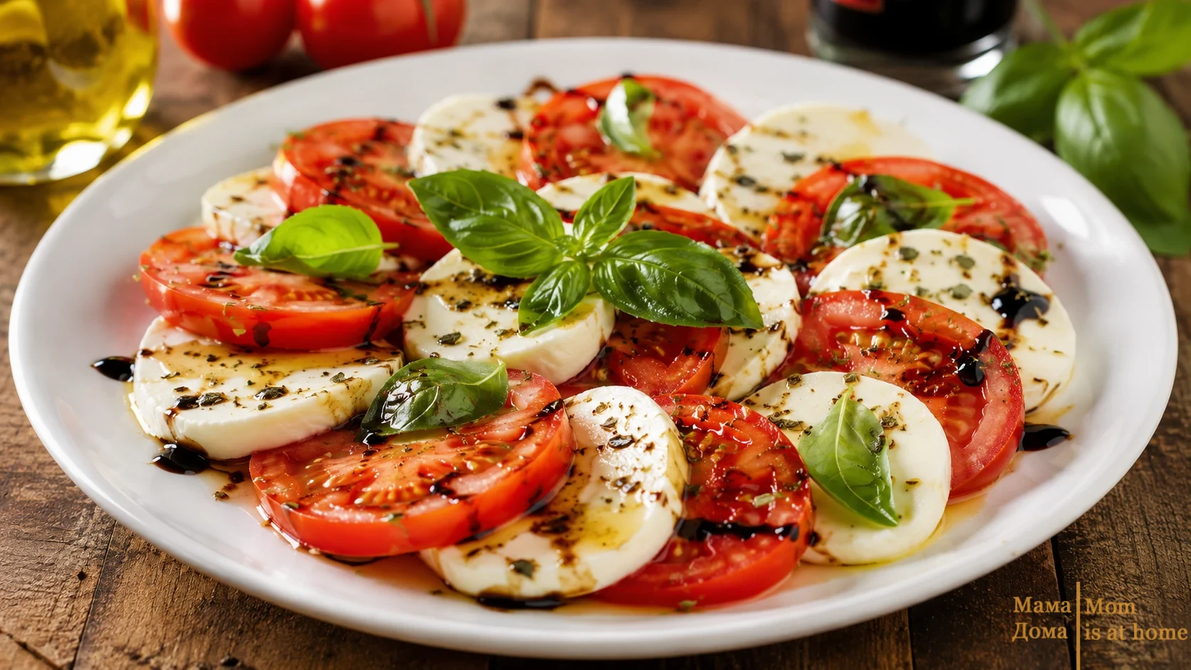 Італійський салат Капрезе (Insalata Caprese) став ідеальним літнім рецептом при інсулінорезистентності